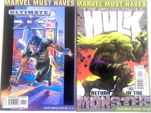 MARVEL MUST HAVES. NUMBER'S 9 & 10. HULK & X-MEN. (2 ISSUE HIGH GRADE 2003 LOT). - Picture 1 of 9