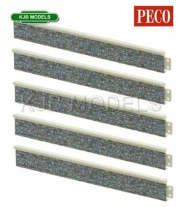 BNIB OO Gauge PECO LK-61 Platform Edging, Stone type (5 Pk)     - Foto 1 di 2