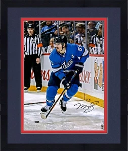 Frmd Mark Scheifele Winnipeg Jets Signed 16 x 20 Alternate Jersey Skating Photo - Picture 1 of 1
