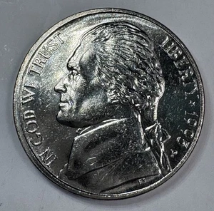 Moneda de 5 centavos 1995 P Jefferson Nickel - Sin circular como nueva de Estados Unidos BU - Imagen 1 de 2