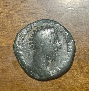 ANTICA ROMA IMPERIALE - SESTERZO MARCO AURELIO ANNO 161-180 DC - Picture 1 of 9