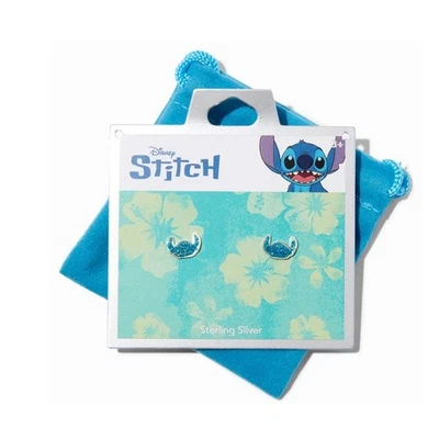 Nuevos aretes druzy azul y plata esterlina puntada de Disney Foto 1 de 4