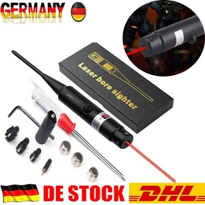 Rot Dot Laser Bore Sighter Laser Pen Kit für die Jagd Kaliber .22 bis .50 DHL - Bild 1 von 11