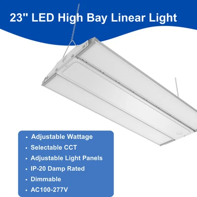 Luz LED Lineal Alta Bahía 150W/220W 30000lm Luz Comercial Industrial Garaje Foto 1 de 2