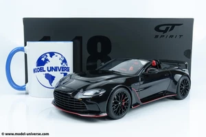 GT Spirit 1:18 Aston Martin V12 Vantage Roadster Onyx Black 2023 (GT923) - Li... - Picture 1 of 11