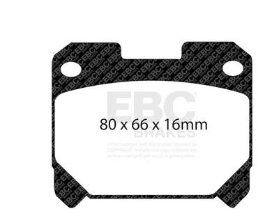 Juego de pastillas de freno trasero para Toyota Supra 1993-1998 1994 1995 1996 1997 FB619ZG Foto 1 de 4