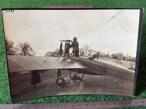 MONOPLAN MIT MASCHINENGEWEHR KRIEGSANFANG W 1 NR. 9 - Bild 1 von 4