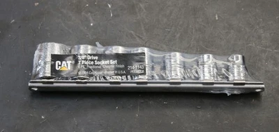 CAT /Snap-On Tool 214-1143 7-Piece Socket Set 3/8 Drive  3/8"-3/4" 6-Point - Image 1 of 3