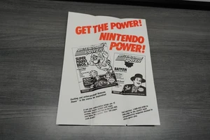 Get The Power Super Nintendo SNES Foldable Poster Insert NUR Mario 3 Batman - Bild 1 von 4