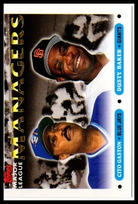 1993 Topps #514 Cito Gaston / Dusty Baker - Image 1 of 2