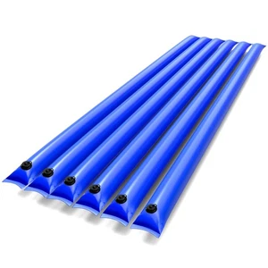 Camitlli 6 Pack 0.7mm Thicker Pool Cover Water Bags, 10FT Blue Single Chamber... - Picture 1 of 6