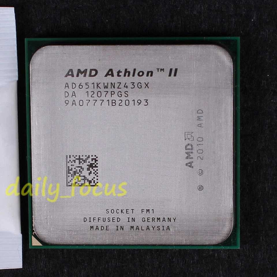 Procesador CPU AMD Athlon II X4 651K 3 GHz Socket AD651KWNZ43GX FM1 4 MB Foto 1 de 2