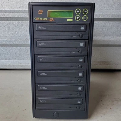 Copystars CD Dvd Duplicator 24x 1-6 Mdisc Support drives copier *TESTED* - Image 1 of 4