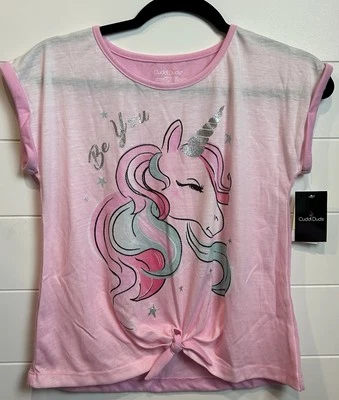 Camisa pijama Cuddl Duds menina grande (10-12) unicórnio nova com etiquetas - Imagem 1 de 4