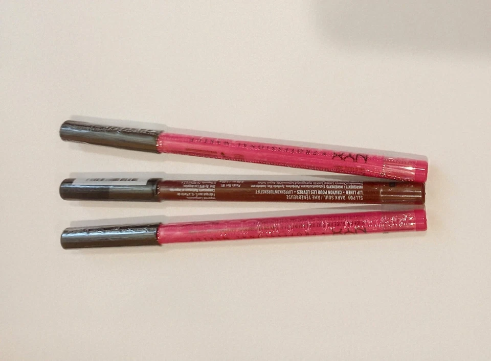 nyx professional makeup Slide On Lip Pencils Disco Rage N Dark Soul Sealed 3 Lot - Image 1 of 1