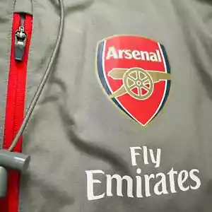 AUTHENTIC ARSENAL AFC ARSENE WENGER GUNNERS LONG BENCH STADIUM COAT JACKET NEW - Picture 1 of 19