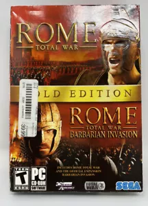 Rome: Total War & Barbarian Invasion - Gold Edition PC CD-Rom 2006 - Sega - Bild 1 von 4