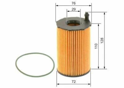 AUDI A4 A5 A6 A7 A8 Q5 Q7 PORSCHE VW TOUAREG BOSCH OIL FILTER P7122 - Image 1 of 4