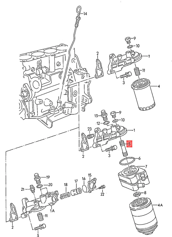 螺纹联合自动大众奥迪甲壳虫可调式 Corrado EuroVan 028115721 — 第 1/1 张图片