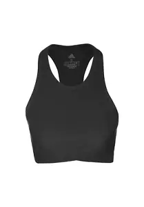 Adidas Women's Yoga Studio Wrapped Rib Tank Top XL Black HP1965- New - Picture 1 of 24