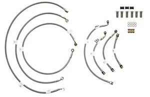 HONDA 1998-2001 VFR 800 GALFER FRONT / REAR / CLUTCH BRAKE LINE KIT - 11 LINES - Picture 1 of 6