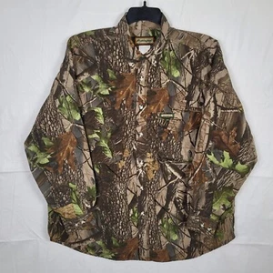 REMINGTON Vented Camo Shirt Mens XL Hunting Realtree Adv Timber Long Sleeve - Picture 1 of 7