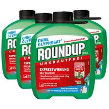 Roundup Express Unkrautfrei Unkrautvernichter Fertigmischung, 4 x 2,5 Liter