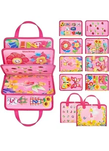 Busy Board Montessori Toys for 3 4 Year Old Girls Birthday Gifts, Educational Ac - Picture 1 of 2