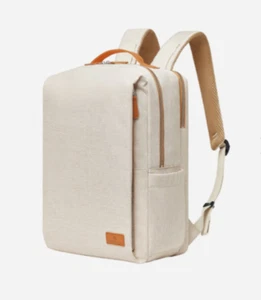 NEW Nordace Siena Classic Smart Backpack USB Charging Port Laptop Beige - Picture 1 of 6