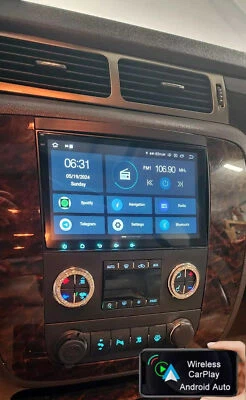 NEW 8" Car Stereo Radio Android Navigation 4+64GB For Chevrolet Silverado & GMC - Image 1 of 4