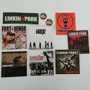 LOTE de 10 piezas MÁSCARA LINKIN PARQUE Minutos de ascenso Offi Fort Menor PEGATINA DE MÚSICA - Imagen 1 de 2