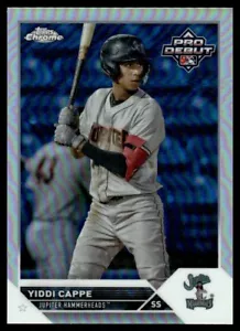 2021 TOPPS CROME PRO DEBUT REFRACTOR /99 YIDDI CAPPE - Picture 1 of 2