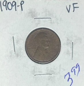 CENTAVO DE TRIGO LINCOLN 1909-P ~ EN MUY BUEN ESTADO ~BONITA MONEDA~ - Imagen 1 de 2