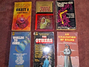 SCIENCE FICTION PB VINTAGE LOT (6) CLASSIC COLLECTIONS 1967-1971 - Foto 1 di 4
