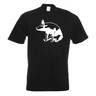 Kiwistar T-Shirt Donna Chihuahua Techichi: Maglietta Aderente In Cotone Nero Con Stampa Divertente - Taglia XL - 2
