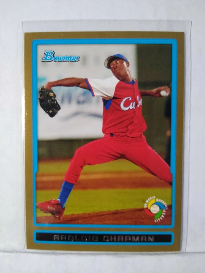 2009 Bowman WBC Prospects Team Cuba Baseball #BW12 Aroldis Chapman MINT F1753 - Image 1 of 1