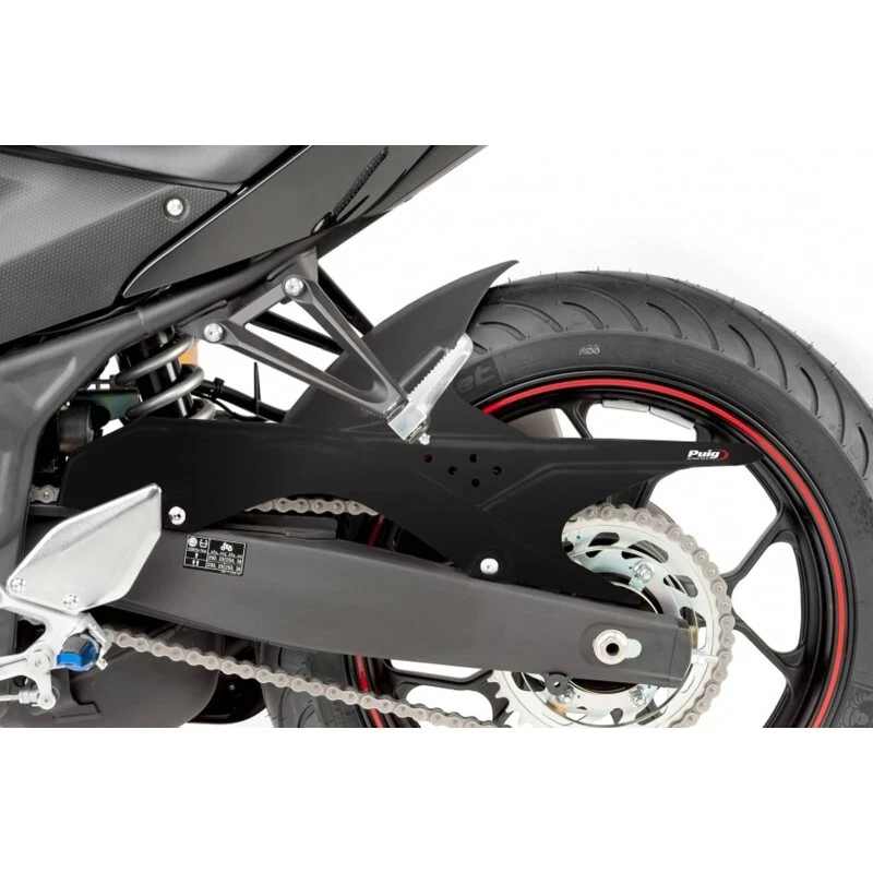 PARAFANGO POSTERIORE PUIG PER YAMAHA MT-03 300 2020 > 2023 NERO OPACO 8558J - Immagine 1 di 1