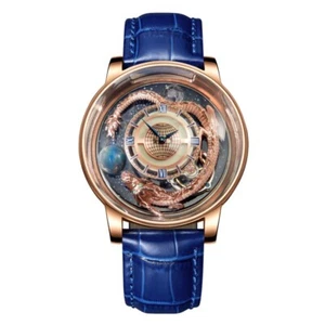 PINDU Luxury Fashion Hollow Celestial Waterproof Sports Machinery Men's Watches - Picture 1 of 21