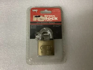 Candado de latón ultra sólido para equipaje y armario de 1" (ANTIGUO STOCK) - Imagen 1 de 2