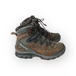 Salomon Brown Gray 4D Mid Goretex 2 GTX Hiking Boots 9.5 42 - Picture 1 of 7