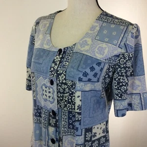 Custom Made Summer Dress Button Down Unlined Short Sleeves - Picture 1 of 12