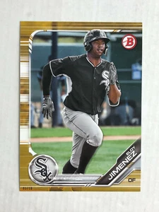 ELOY JIMENEZ 2019 Bowman SP RC GOLD JUMBO 5x7 03/10! #BP-150! CHECK MY ITEMS! - Picture 1 of 3