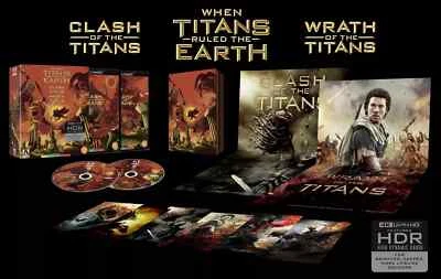 CLASH OF THE TITANS / WRATH OF TITANS Limited Edition COLLECTORS 4k Ultra HD - Image 1 of 2