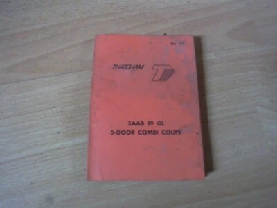Thatcham Body Repair Booklet SAAB 99 GL 5 Door Combi Coupe 1969 - Image 1 of 4