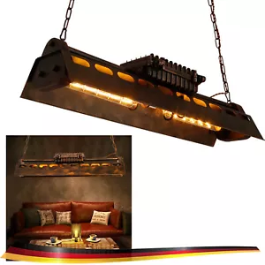 Industrial Kronleuchter Beleuchtung Vintage Hängelampe Deckenlampen Braun 220V - Bild 1 von 13