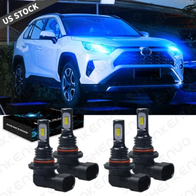 KIT combinado de bombillas LED de haz alto bajo para Toyota RAV4 2006-2012 8000K Foto 1 de 4