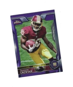 2015 Topps Chrome Purple Refractors #172 Jamison Crowder RC  WASHINGTON REDSKINS - Picture 1 of 1