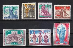 Belgium 1958 MNH Mi 1135-1141 Sc B631-B637 Folk Legends. Anti-tuberculosis ** - Picture 1 of 2