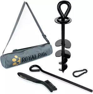 ROYAL-PAW Dog Tie Out Stake - for Large Dogs up to 210 Lbs - Heavy Duty Dog Stak - Picture 1 of 12