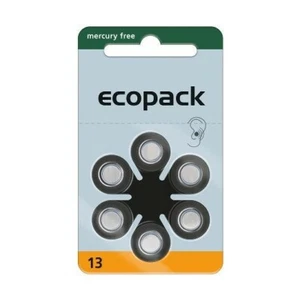 240 x Eco Pack Typ 13 Hörgerätebatterien 40 x 6er-Blister 1,45V Orange Zink Luft - Bild 1 von 1